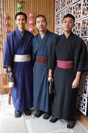 男性着物