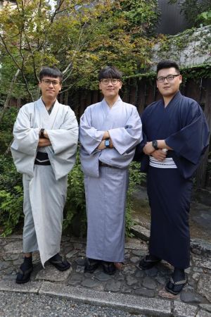 男性着物