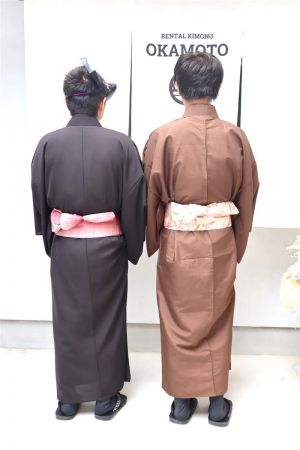 男性着物