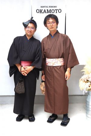 男性着物