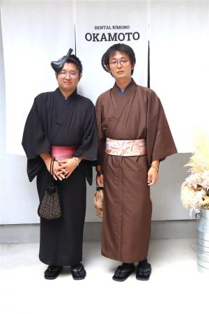 男性着物