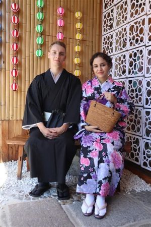 男性着物