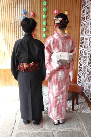 男性着物