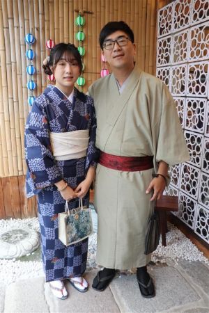 男性着物