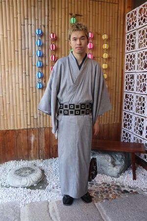 男性着物