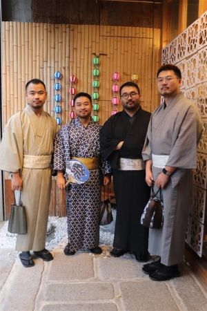 男性着物