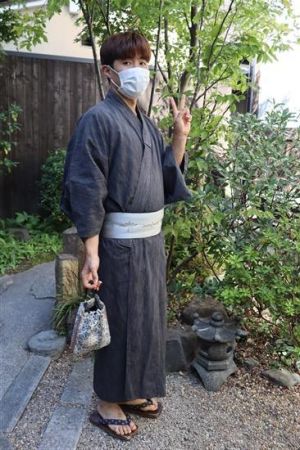 男性着物