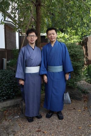 男性着物