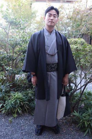 男性着物