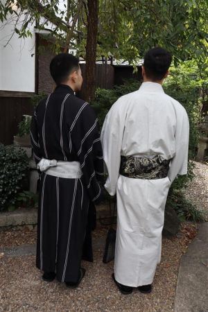 男性着物