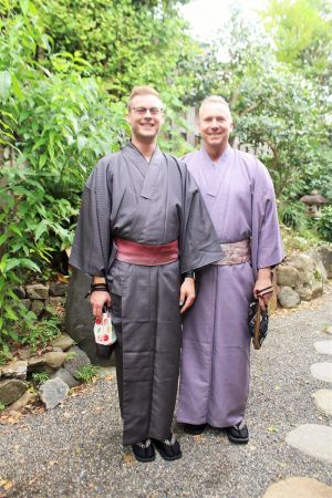 男性着物