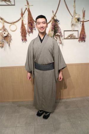 男性着物