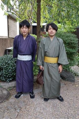 男性着物