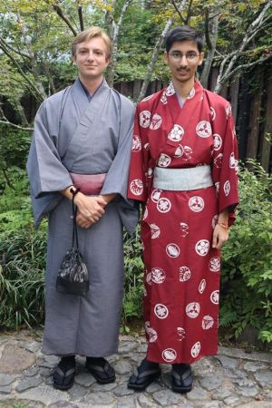 男性着物