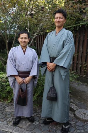 男性着物