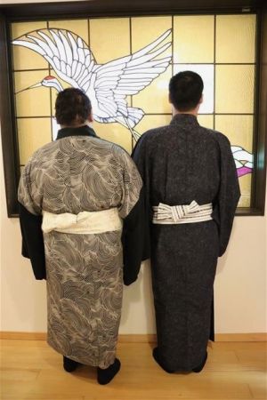 男性着物