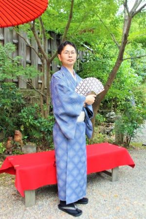 男性着物