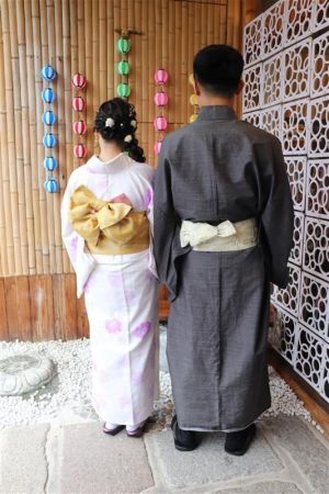 男性着物