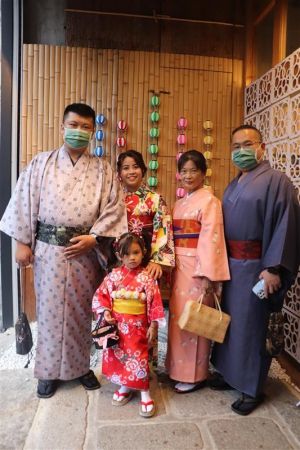 男性着物