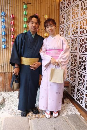 男性着物
