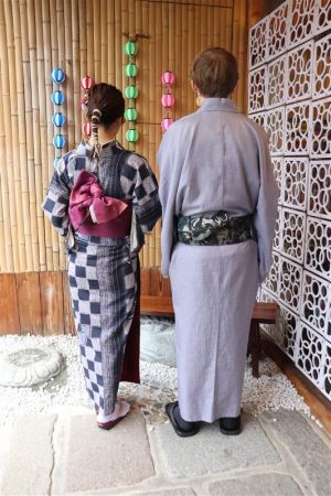 男性着物