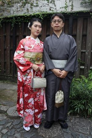 男性着物
