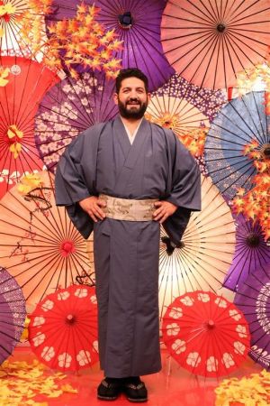 男性着物