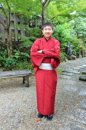 男性着物