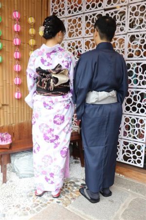男性着物