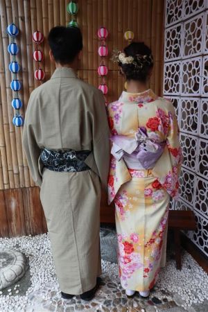 男性着物