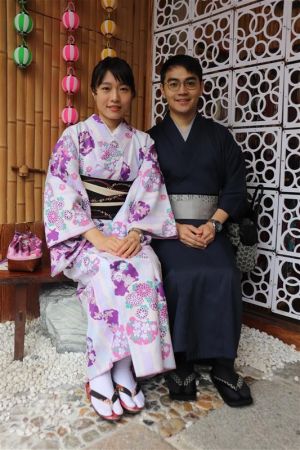 男性着物
