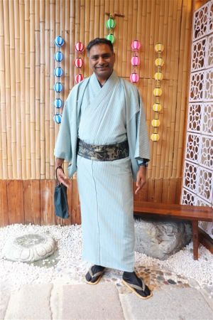 男性着物