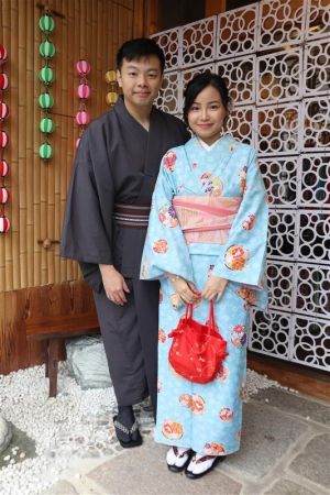 男性着物