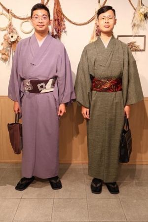 男性着物