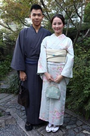 男性着物
