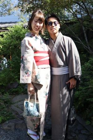 男性着物