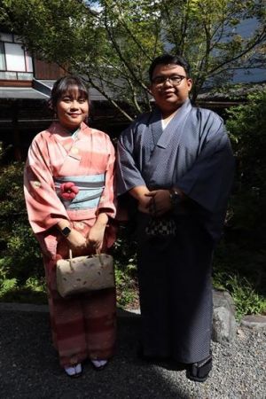 男性着物