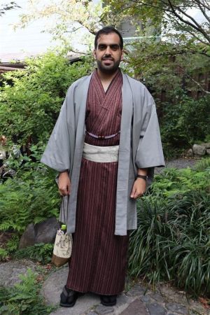 男性着物