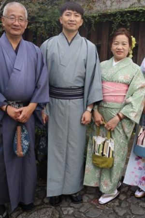男性着物