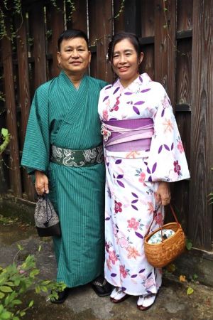 男性着物