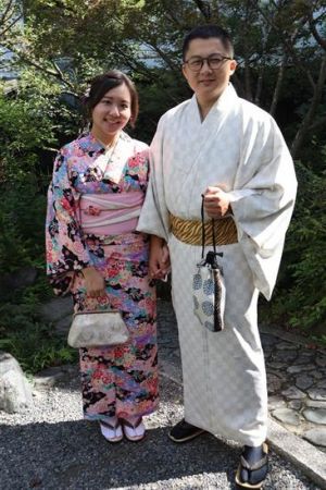 男性着物