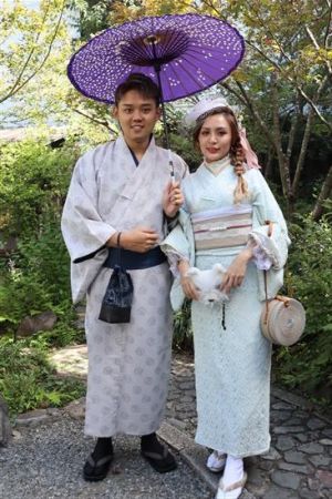 男性着物