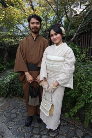男性着物
