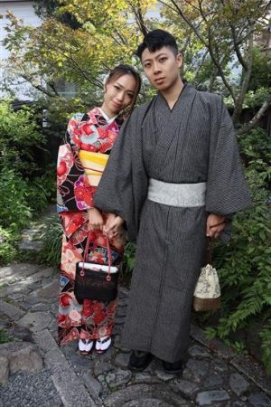 男性着物