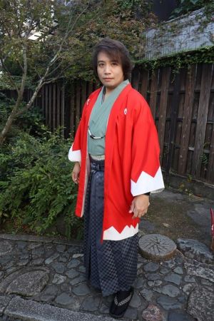 男性着物