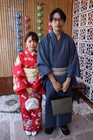 男性着物