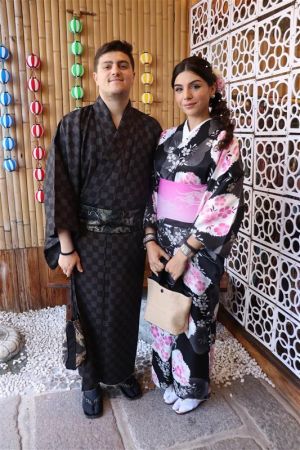 男性着物