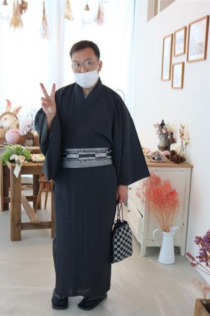男性着物