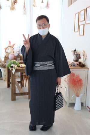 男性着物