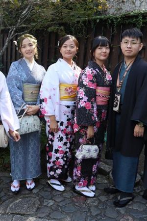 男性着物